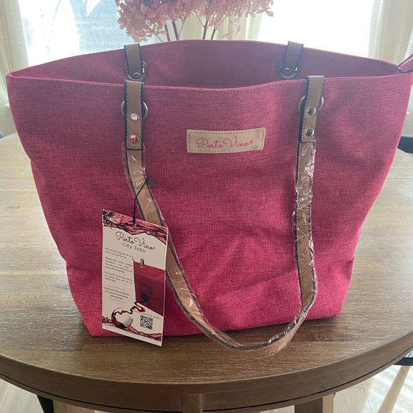 Borsa Termica Per Vino – Nera, In Poliestere – Nasconde La Borraccia, Tracolla Tipo Tote – Donna